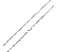 3-7.4MM Spiga Links Tono Acciaio Inossidabile Catene di Grano Collana da Uomo 24quot; Nice