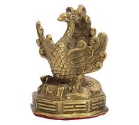 3,7 in Ottone di Altezza Statuetta Fenice Decorazione per Ufficio Domestico per Buona Fortuna Attira Ricchezza Collezionismo CineseHztyyier Feng Shui Statua della Fenice Other