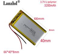 3,7 V 4000 mAh 104080 Celle della batteria ricaricabili LiPo ai polimeri di litio Took per e-book colorati C10 Power bank Tablet PC DVD