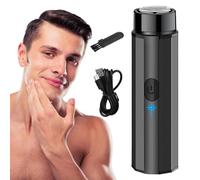 3,7 V Razor per viso ricaricabile - Mini Clipper per capelli, rasoio da toelettatura portatile | Dispositivo elettrico leggero, di taglio a doppia carta, motore da barba ad alta velocità