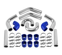 3" 76mm Aluminum Universal Intercooler Turbo Piping Pipe Kit 18 INCH 76mm