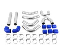 3" 76mm Aluminum Universal Intercooler Turbo Piping Pipe Kit 18 INCH 76mm