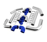 3" 76mm Aluminum Universal Intercooler Turbo Piping Pipe Kit 18 INCH 76mm