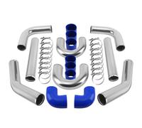 3" 76mm Aluminum Universal Intercooler Turbo Piping Pipe Kit 18 INCH LENGTH