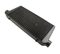 3" 76MM INTERCOOLER IN LEGA ALLUMINIO MONTAGGIO ANTERIORE NERO INTERCOOLER