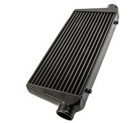 3" 76MM INTERCOOLER IN LEGA ALLUMINIO MONTAGGIO ANTERIORE NERO INTERCOOLER