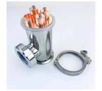 3"76mm OD91 Sight Glass Union Tri-Clamp Tee With Copper Bubble Sets Lens Column For HomeBrewing Stainless Steel 304