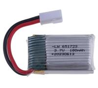 3.7v 180mah 651723 3.7v for giocattoli for elicotteri RC(5pcs battery and C)