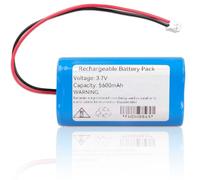 3,7V 5600mAh Batteria Ricaricabile con Connettore JST-PH 2.0Pin 2P, Batteria Litio per Elettronica, Giocattoli, Illuminazione, Lettore DVD, Altoparlante Bluetooth, RC Camion Barca Auto