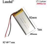 3.7V Li batteria 3000mah per citofono banca di ricarica apparecchio LED Smart wear marca beauty camera Medical digital 704082 704080