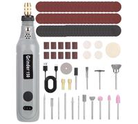 3.7V Mini Trapano Elettrico, Utensili Rotanti Multifunzione con 105 Accessori, Trapano a Batteria 3 velocità variabile Utensile Rotante, 5000-15000 rpm, per Incisione, Taglio, Foratura, Lucidatura