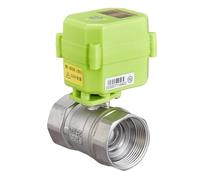 3/8" 1/2" 1" 1-1/4" Stainless Steel Motorized Ball Valve AC220v DC9v-24v Signal Feedback Motor Control With Visualization Window(1",AC220V_XY-04K)