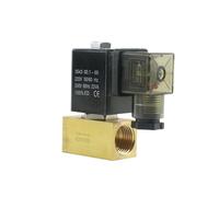 3/8 "1/2" 1/4 "220V 24V 12V Normale Chiusa Ottone 80bar Elettrovalvola Ad Alta Pressione SD22-02 Ad Azione Diretta DN8 DN10 DN15 JT22-02 (Size : 1/2", Color : DC12V)