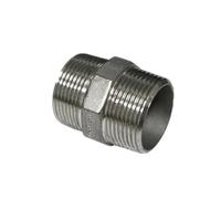 3/8 "1/2" 3/4" 1 "1-1/4" Filo esterno esagonale in acciaio inossidabile 201 Colata di investimento Doppio attacco diretto attraverso il giunto del tubo dell'acqua (DN40)