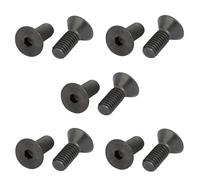 3/8-16 x 1" vite testa piatta in lega acciaio bussola esagonale 10pz
