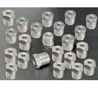 3/8-24 Invertito Flare Inossidabile Tubo Dado Attillato 3/16 Tubo Freno 20 Pz