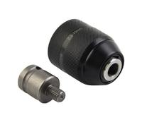 3/8-24UNF Filettatura 0.8mm-10mm Mandrino autoserrante Trapano a percussione elettrico Pinza Apparecchio Strumenti Convertitore a cambio rapido