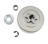 3/8" 6 denti ruota dentata tamburo frizione con cuscinetto ad aghi, accessori per motosega Stihl 017 018 019T MS170 MS180 MS190T MS191 MS210 MS230 MS250, ricambio per 1123 640 2003 e altri modelli