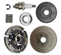3/8 "6 T Frizione Pignone Tamburo Rondella Cuscinetto Ad Aghi Kit Misura for Stihl MS170 MS180 018 017 Motosega Candela 1121 162 1001