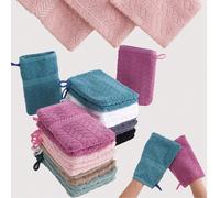 3/8/9 pezzi Guanti da bagno, Morbidi asciugamani per viso e corpo, in tessuto spugna, assorbenti e delicati, per il bagno, asciugamani da bagno, guanti struccanti riutilizzabili, 15*22cm, disponibili 