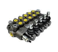 3/8 " Bsp , 1 - 6 Banca Idraulico Monoblocco Valvola, 45 Lpm , D / Agendo, Molla