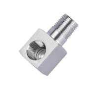 3/8" BSPT Female to Male Thread 304 Stainless Steel Pipe Fitting 90 Degree Elbow Connector Adapter