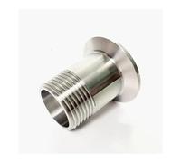 3/8" BSPT Male x 1.5" Tri Clamp SUS 304 Stainless Steel Coupler Fitting Homebrew Beer