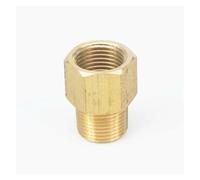 3/8" BSPT Male x 3/8" NPT Female Brass Pipe Fitting Connector Adapter For Pressure Gauge Air Gas Fuel Water