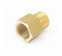 3/8" BSPT Male x 3/8" NPT Female Brass Pipe Fitting Connector Adapter For Pressure Gauge Air Gas Fuel Water Pressure 229 PSI BIANMTSW