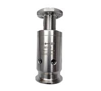 3,8 cm 5,1 cm Tri Clamp 0,3 - 4 bar valvola di sicurezza regolabile in acciaio inox SUS 304 fermentatore per birra (K50,5 mm)