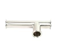 3,8 cm 5,1 cm Tri morsetto OD38 51 mm 3 vie Tee unilaterale esteso (OD51 mm x L 204 mm)