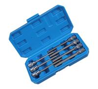 3/8" Drive per extra lungo Torx Star Bit Set di bussole per acciaio Cr-V Hex/Torx Set f