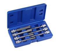 3/8" Guida x T25 T30 T40 T45 T50 T55 T60 Torx Punta Bussole Set,110mm 7pz