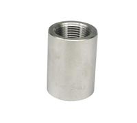 3/8" NPT Female 304 Stainless Steel Full Socket Coupler Forged Pipe Fitting 3000 PSI Water Gas Oil
