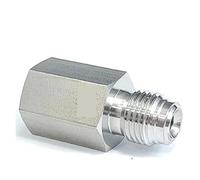 3/8" NPT Female To 1/4" VCR Male SUS316L Stainless Steel Pipe Fitting Coupler Connector