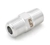 3/8" NPT Male 304 Stainless Steel Hex Nipple Forged Pipe Fitting Water Gas Oil 3000 PSI