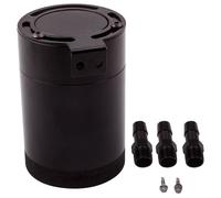 3/8" NPT Oil Catch Can 3-Port 3-hole Ventilating Oil Can Tank 2 fluid ounces