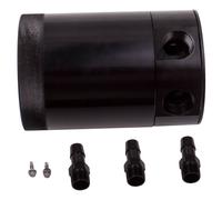 3/8" NPT Oil Catch Can 3-Port 3-hole Ventilating Serbatoio Dell'olio Alluminio
