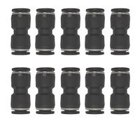 3/8" OD x 3/8" OD connettore rapido pneumatico Push to Connect raccordi diritto/accoppiatore (confezione da 10)