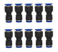 3/8 "OD x 5/16" OD Connettore rapido pneumatico Push to Connect raccordi Riduttore diritto Unione/accoppiatore (confezione da 10)