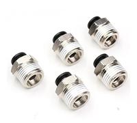 3/8 Push to Connect Raccordi CEKER 1/4" tubo OD a 3/8" NPT filettatura maschio diritto raccordo pneumatico raccordi a pressione Quick Connect Raccordo aria 2Pack