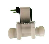 3/8" Quick Connector Electric Solenoid Valve Magnetic DC 12V 24V 36V 48V DC 110V 220V Water Inlet Flow Switch Controller(24V)