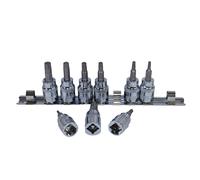 3/8" unità Torx / Star Plus prese maschili TP10 - TP50 9 pezzi set di Bergen