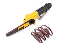 3/8 "Utensili for lucidatura levigatrice a nastro pneumatico for levigatrice pneumatica con nastri abrasivi for kit compressore d'aria 10 * 330MM, Basso rumore(Belt sander set)