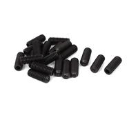 3/8" x 1" 16 Thread Count Cup Point Head Hexagon Socket Set Grub Screws 20 Pcs