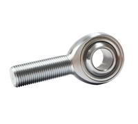 3/8 " x 7/16 " UNF Sinistro Giunto Sferico Maschile Ptfe Foderato Asta Terminale