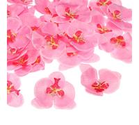 3.9" Artificiale Orchidea Fiore Teste,40pz per Floreale Decorazione,Rosa