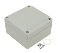 3.9"x3.9"x2.3" Alluminio Scatola giunzione Custodia universale due corna