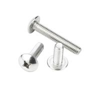 3-90pcs M2/M2.5/M3/M4/M5/M6/M8 Viti con testa a supporto a fessura incrociata tipo-TM in acciaio inoxydabile, M5x35mm