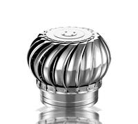 (3.94/4.33) In~23.62 In Sfiato Di Scarico, Cappuccio A Griglia Di Aerazione Rotonda In Acciaio Inox Esterno, Comignolo Girevole, Gira Quando Soffia Il Vento((150/160) mm[(5.91/6.30) in ])